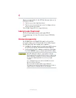 Preview for 4 page of Toshiba Satellite Pro U800 Series User Manual