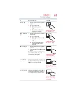 Preview for 61 page of Toshiba Satellite Pro U800 Series User Manual