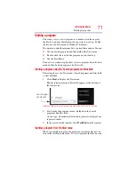 Preview for 71 page of Toshiba Satellite Pro U800 Series User Manual