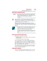 Preview for 79 page of Toshiba Satellite Pro U800 Series User Manual