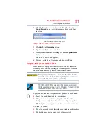 Preview for 91 page of Toshiba Satellite Pro U800 Series User Manual