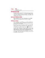 Preview for 110 page of Toshiba Satellite Pro U800 Series User Manual