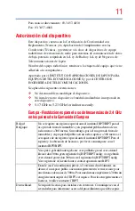 Preview for 11 page of Toshiba Satellite Pro U920t Series (Spanish) Manual Del Usuario