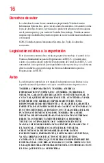 Preview for 16 page of Toshiba Satellite Pro U920t Series (Spanish) Manual Del Usuario