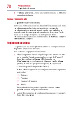 Preview for 78 page of Toshiba Satellite Pro U920t Series (Spanish) Manual Del Usuario