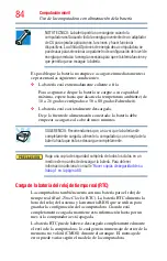 Preview for 84 page of Toshiba Satellite Pro U920t Series (Spanish) Manual Del Usuario