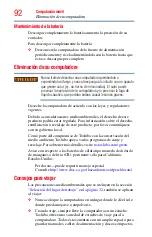 Preview for 92 page of Toshiba Satellite Pro U920t Series (Spanish) Manual Del Usuario