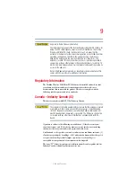 Preview for 9 page of Toshiba Satellite R20 Series User Manual