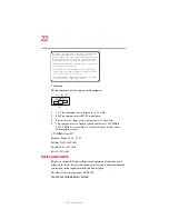 Preview for 22 page of Toshiba Satellite R20 Series User Manual