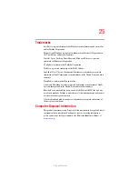 Preview for 25 page of Toshiba Satellite R20 Series User Manual