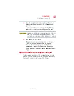 Preview for 43 page of Toshiba Satellite R20 Series User Manual