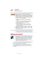 Preview for 44 page of Toshiba Satellite R20 Series User Manual