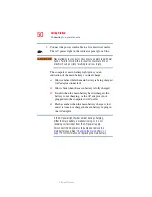 Preview for 50 page of Toshiba Satellite R20 Series User Manual