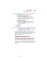 Preview for 71 page of Toshiba Satellite R20 Series User Manual