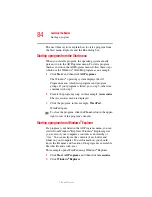 Preview for 84 page of Toshiba Satellite R20 Series User Manual