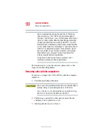 Preview for 98 page of Toshiba Satellite R20 Series User Manual