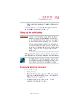 Preview for 113 page of Toshiba Satellite R20 Series User Manual