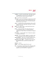 Preview for 287 page of Toshiba Satellite R20 Series User Manual