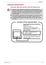 Предварительный просмотр 19 страницы Toshiba Satellite R20 User Manual