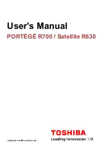 Toshiba SATELLITE R630 User Manual предпросмотр