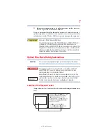 Предварительный просмотр 7 страницы Toshiba Satellite S40 User Manual