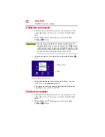 Предварительный просмотр 42 страницы Toshiba Satellite S40 User Manual