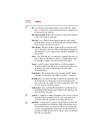 Предварительный просмотр 172 страницы Toshiba Satellite S40 User Manual