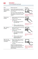 Предварительный просмотр 68 страницы Toshiba Satellite serie U800W (Spanish) Manual Del Usuario