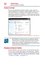 Предварительный просмотр 82 страницы Toshiba Satellite serie U800W (Spanish) Manual Del Usuario
