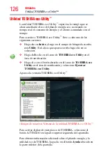 Предварительный просмотр 126 страницы Toshiba Satellite serie U800W (Spanish) Manual Del Usuario