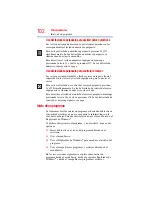 Preview for 102 page of Toshiba Satellite T110 (Spanish) Manual Del Usuario