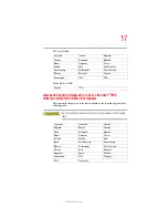 Preview for 17 page of Toshiba Satellite U200 Series User Manual