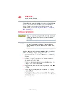 Preview for 44 page of Toshiba Satellite U200 Series User Manual