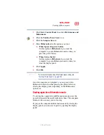 Preview for 69 page of Toshiba Satellite U200 Series User Manual