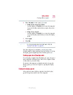 Preview for 71 page of Toshiba Satellite U200 Series User Manual