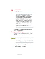 Preview for 94 page of Toshiba Satellite U200 Series User Manual