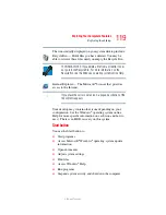 Preview for 119 page of Toshiba Satellite U200 Series User Manual