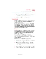 Preview for 173 page of Toshiba Satellite U200 Series User Manual