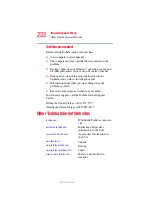 Preview for 222 page of Toshiba Satellite U200 Series User Manual