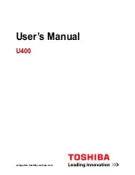 Preview for 1 page of Toshiba Satellite U400-10M User Manual