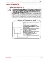 Preview for 8 page of Toshiba Satellite U400-10M User Manual