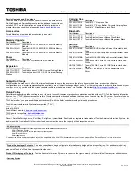 Preview for 2 page of Toshiba Satellite U845 Specifications