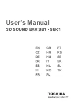 Toshiba SB1 User Manual preview