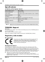 Preview for 8 page of Toshiba SB3950E1 User Manual