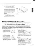 Preview for 3 page of Toshiba SD-1008 Owner'S Manual