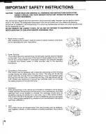 Предварительный просмотр 4 страницы Toshiba SD-1200 Owner'S Manual