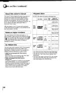 Предварительный просмотр 10 страницы Toshiba SD-1200 Owner'S Manual