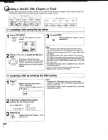 Предварительный просмотр 24 страницы Toshiba SD-1200 Owner'S Manual