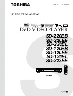 Toshiba SD-120EB Service Manual preview