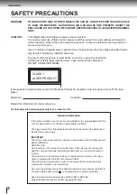 Preview for 5 page of Toshiba SD-120EB Service Manual